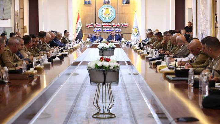 ﻿شدد على تطبيق "الأمن المناطقي" ..  الشمري لشرطة صلاح الدين: الأمن لا يأتي بالسيطرات وعسكرة الشارع